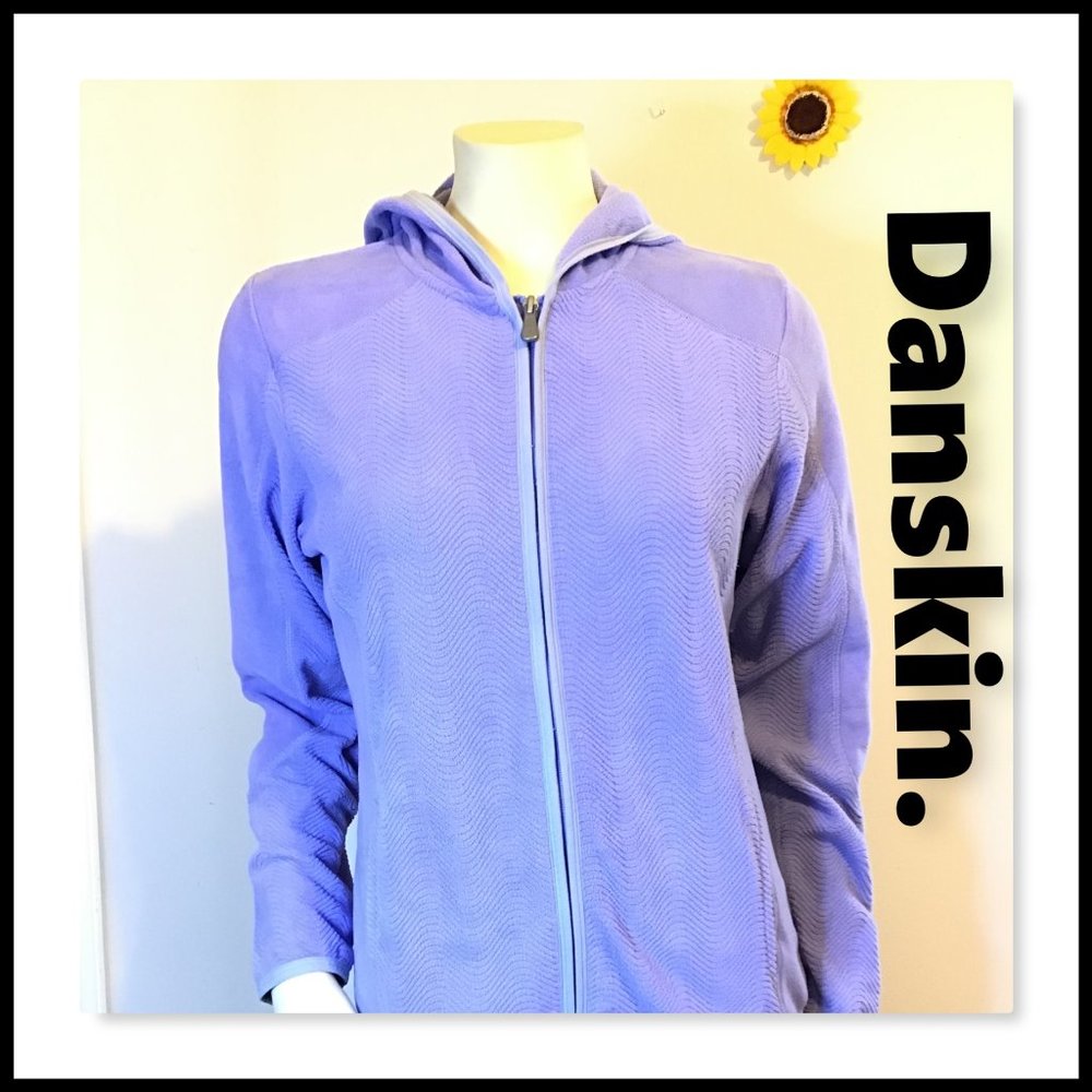 Danskin Women Sherpa Hooded Sweatshirt Size Medium